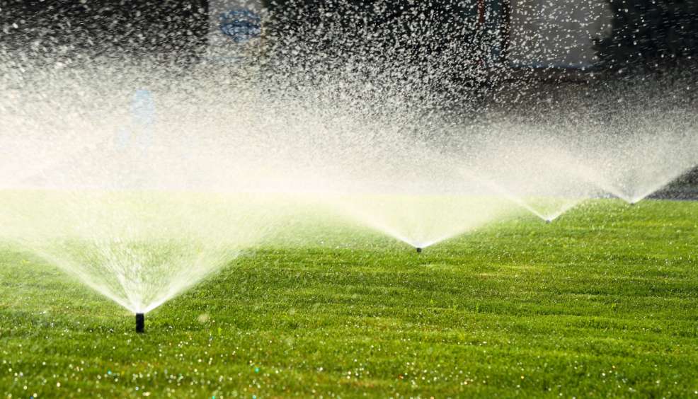 SprinklersRunningWater Sprinklers running water